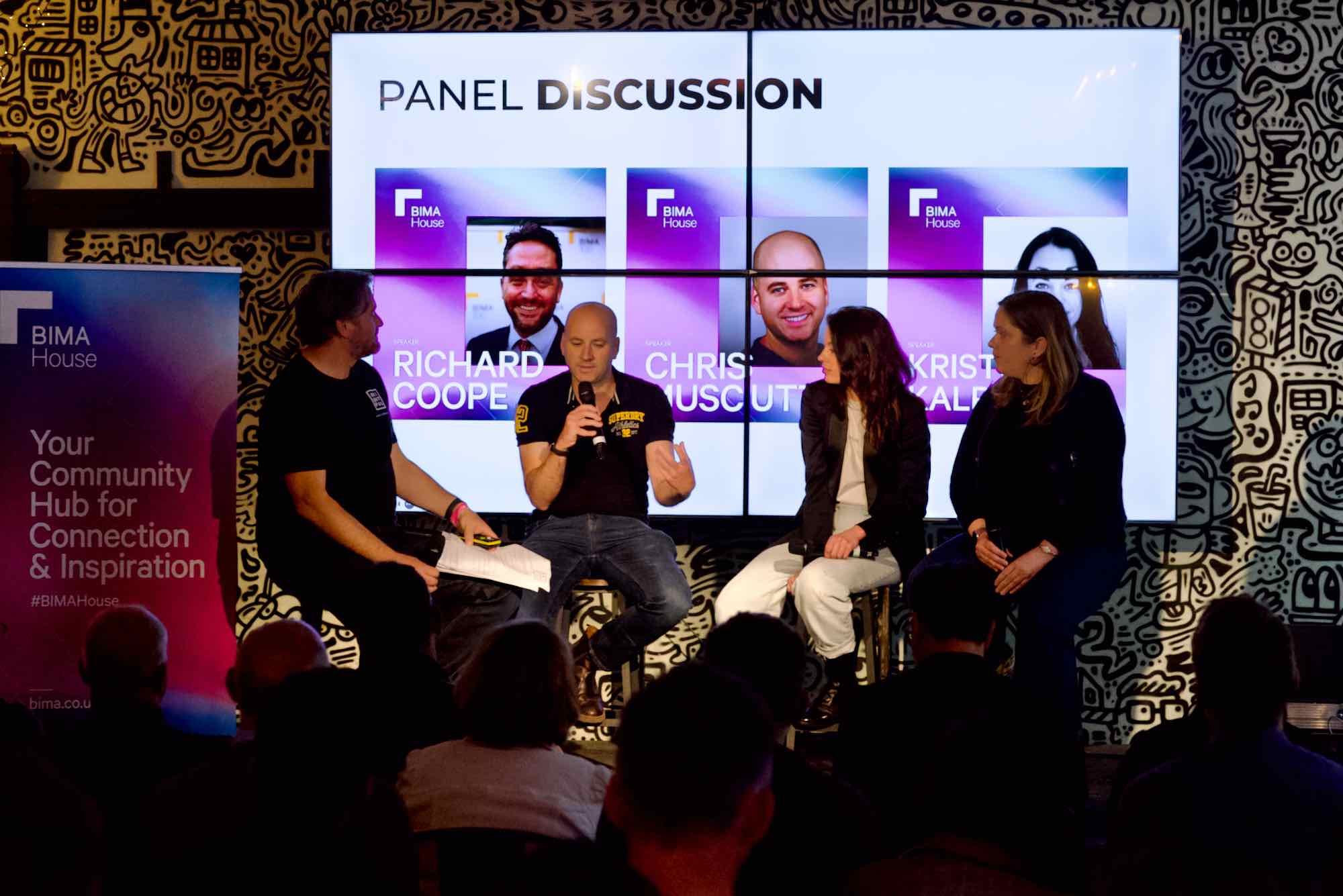 Panel discussion with Chris Muscutt speaking